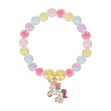 Load image into Gallery viewer, Unicorn Rainbow Beaded Jewellery Set
