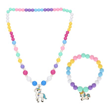 Load image into Gallery viewer, Unicorn Beaded Jewellery Set
