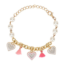 Load image into Gallery viewer, Hearts Chain Bracelet
