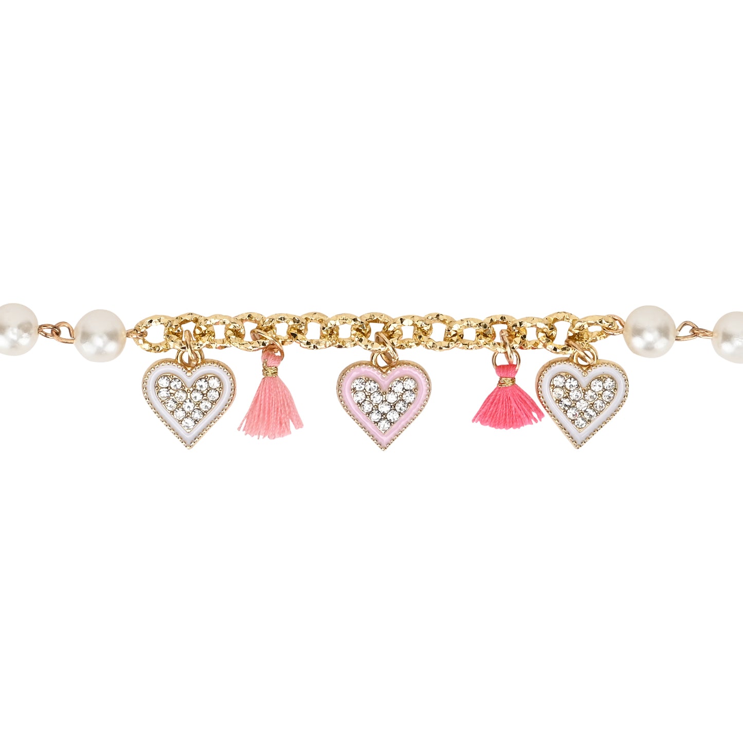 Hearts Girls Bracelet Rakhi