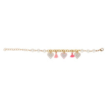 Load image into Gallery viewer, Hearts Chain Bracelet
