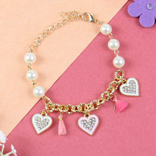 Load image into Gallery viewer, Hearts Chain Bracelet
