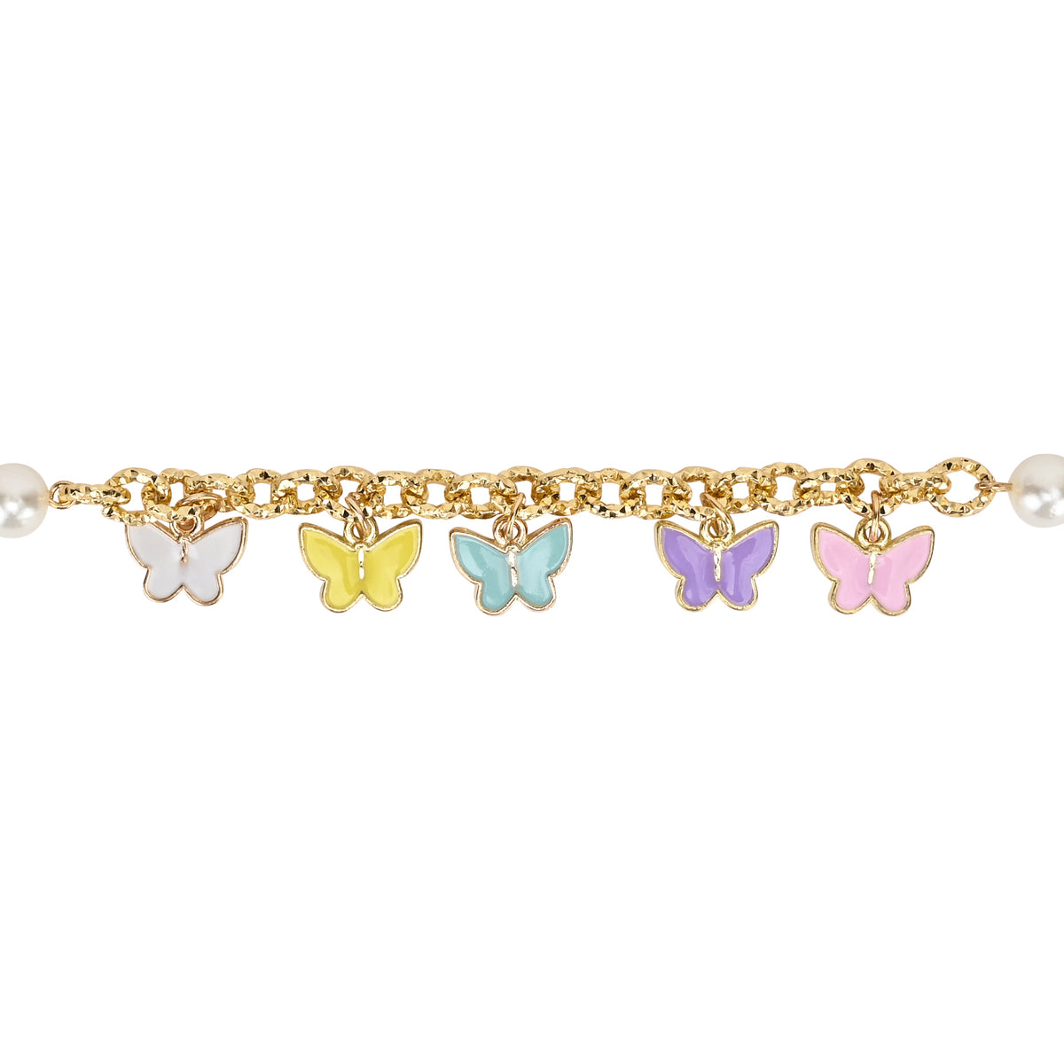 Butterfly Charms Bracelet Rakhi for Girls