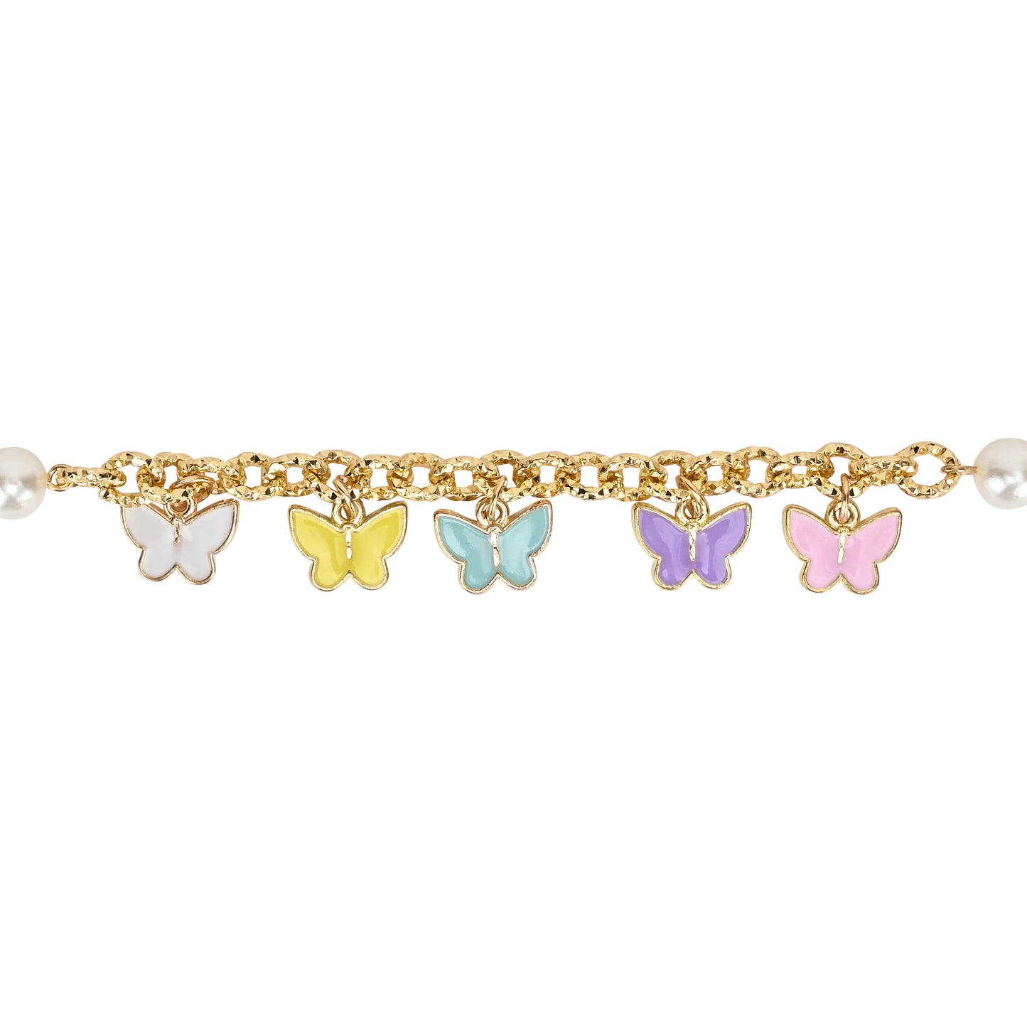 Butterfly Charms Bracelet Rakhi for Girls