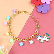 Load image into Gallery viewer, Unicorn Star Chain Bracelet
