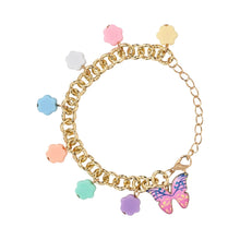 Load image into Gallery viewer, Butterfly Florals Chain Bracelet
