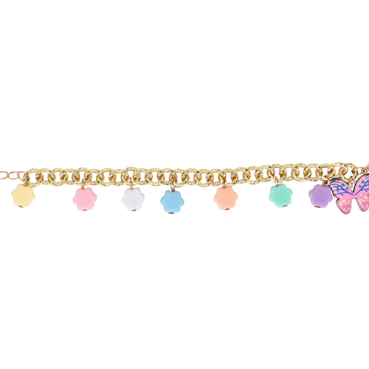 Butterfly Florals Chain Bracelet