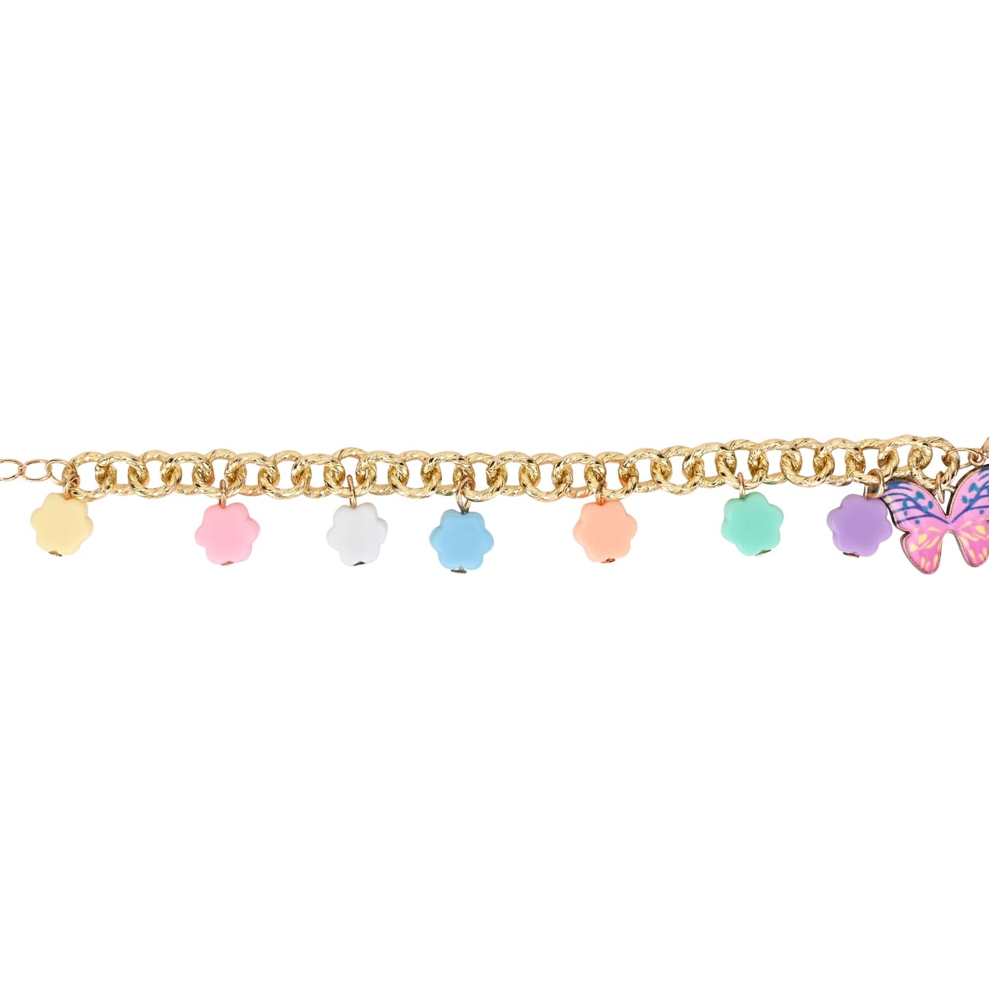 Butterfly Florals Chain Bracelet