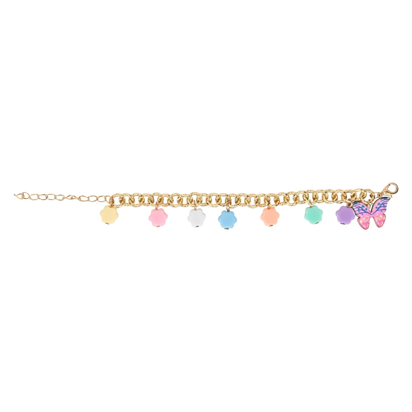 Butterfly Florals Chain Bracelet