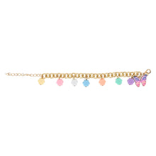 Load image into Gallery viewer, Butterfly Florals Chain Bracelet
