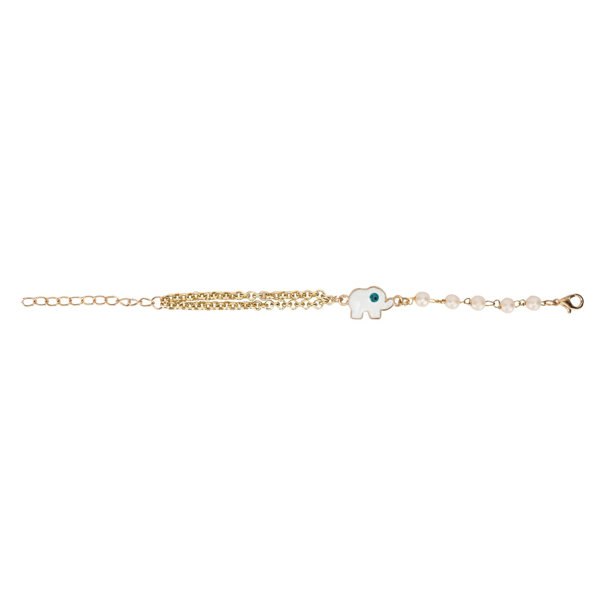 Evil Eye Elephant Chain Bracelet