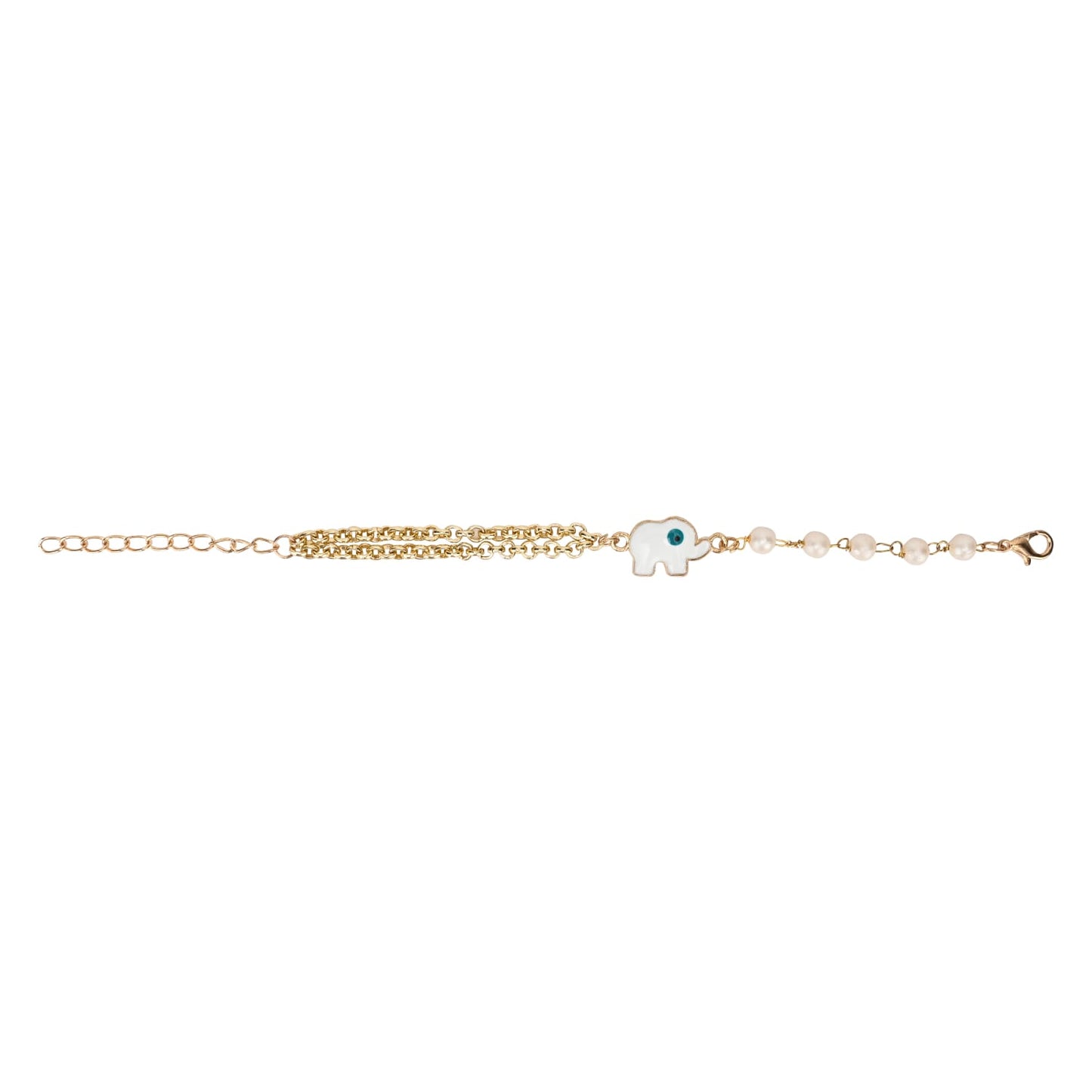 Evil Eye Elephant Chain Bracelet