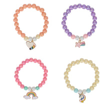 Load image into Gallery viewer, Beaded Charm Bracelets - Set of 4
