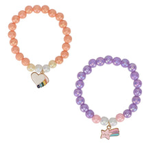 Load image into Gallery viewer, Beaded Charm Bracelets - Set of 4
