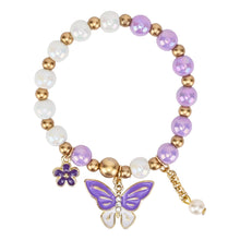 Load image into Gallery viewer, Butterfly Charm Beaded Bracelet
