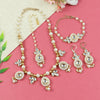 jewellery girls women ladies necklace bracelet maang tikka earring gift accessories cute stylish fancy fashion children combo set ethnic festive wedding puja pooja