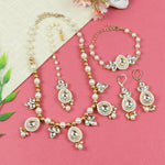 jewellery girls women ladies necklace bracelet maang tikka earring gift accessories cute stylish fancy fashion children combo set ethnic festive wedding puja pooja