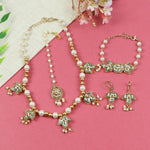 jewellery girls women ladies necklace bracelet maang tikka earring gift accessories cute stylish fancy fashion children combo set ethnic festive wedding puja pooja
