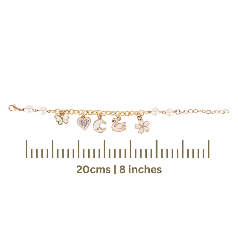 Multi Charm Chain Bracelet