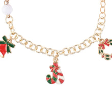 Load image into Gallery viewer, Christmas Charms Chain Bracelet
