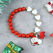 Load image into Gallery viewer, Christmas Charm Santa Claus Beaded Bracelet
