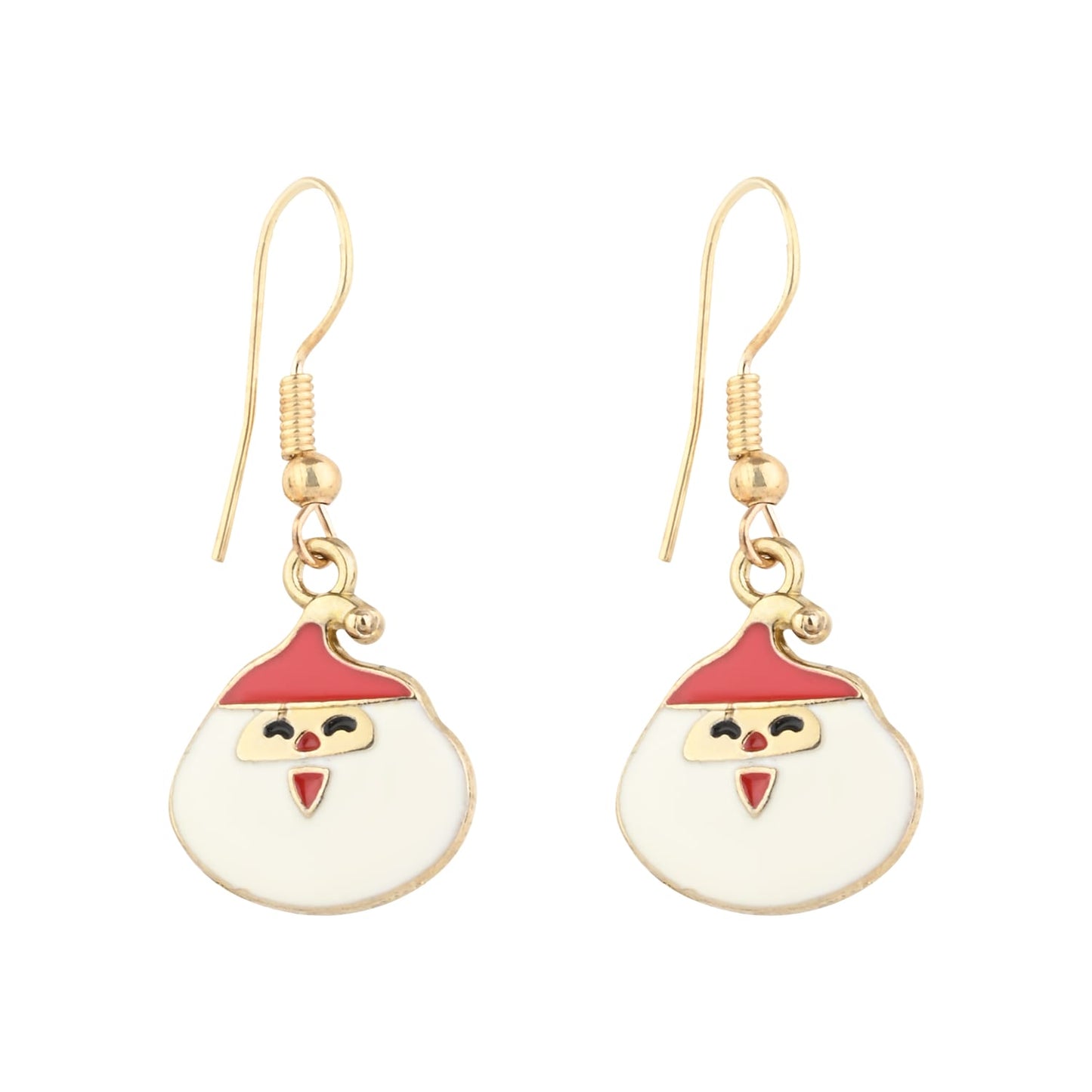 Christmas Charm Santa Claus Earrings