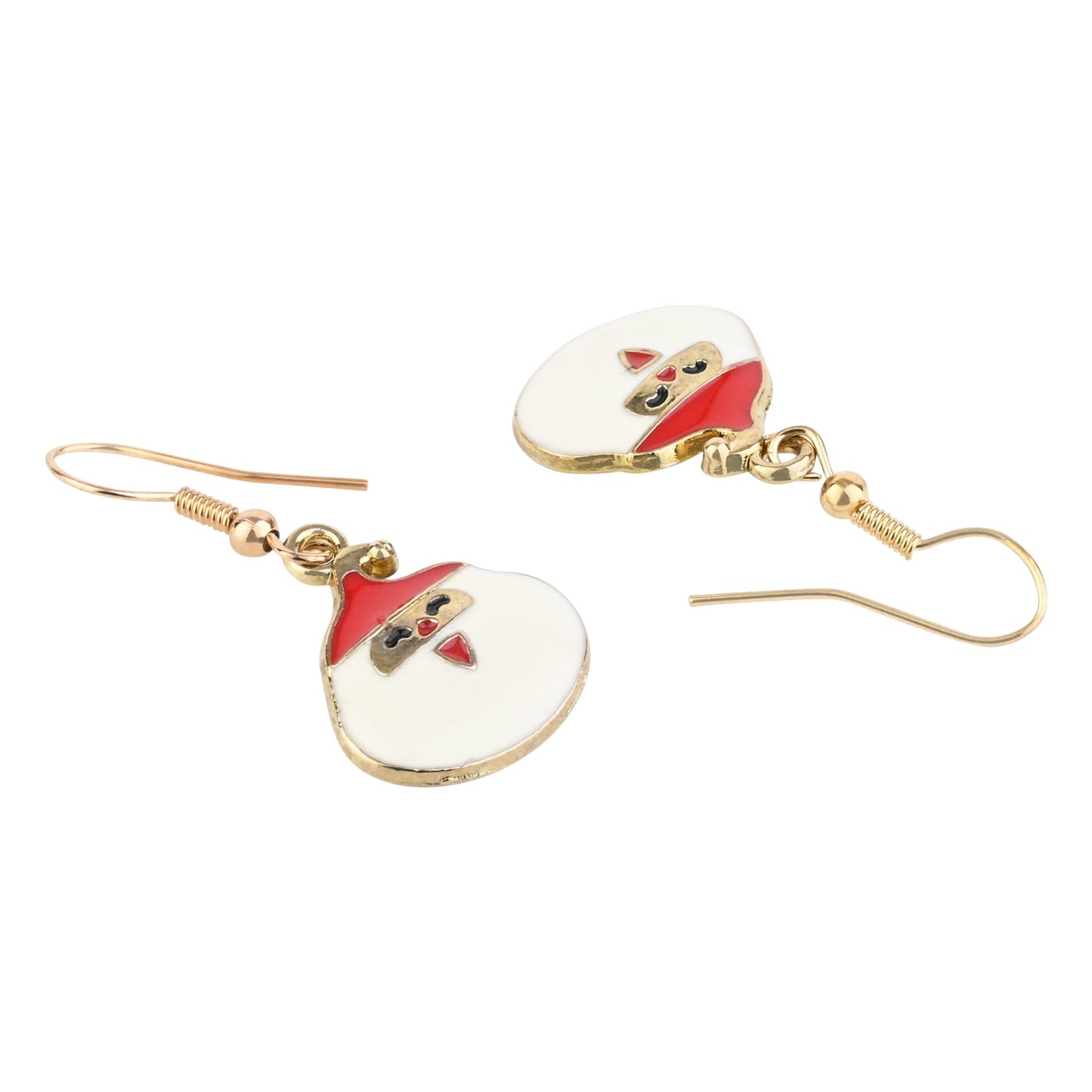 Christmas Charm Santa Claus Earrings