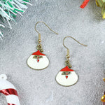 Christmas Charm Santa Claus Earrings