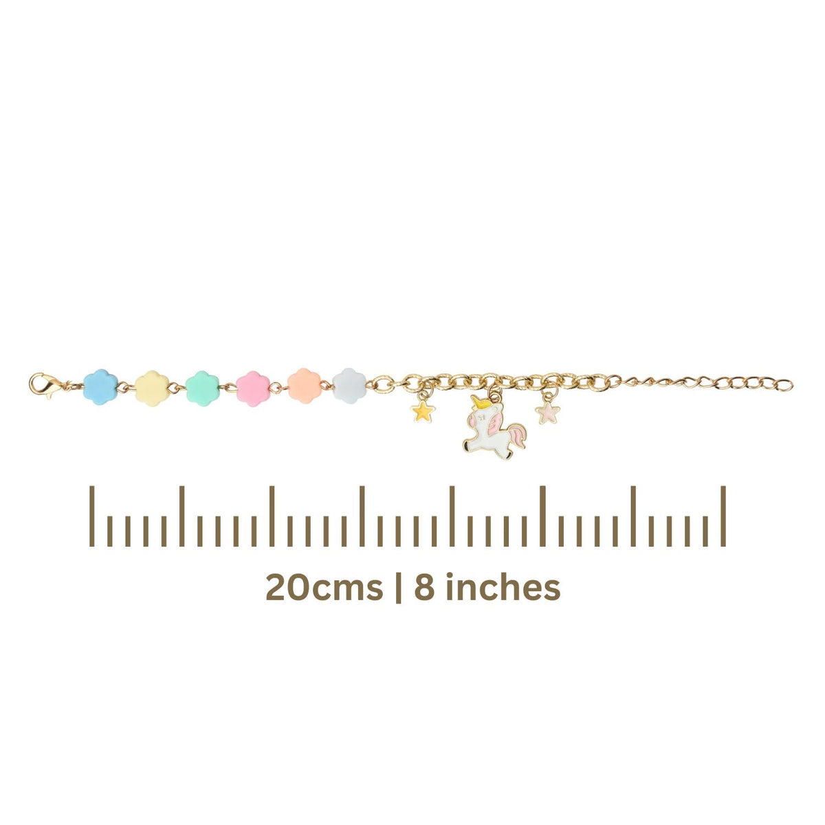 Unicorn Galaxy Charm Necklace & Bracelet Jewellery Set