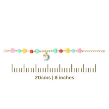 Load image into Gallery viewer, Unicorn Rainbow Charm Necklace &amp; Bracelet Jewellery Set
