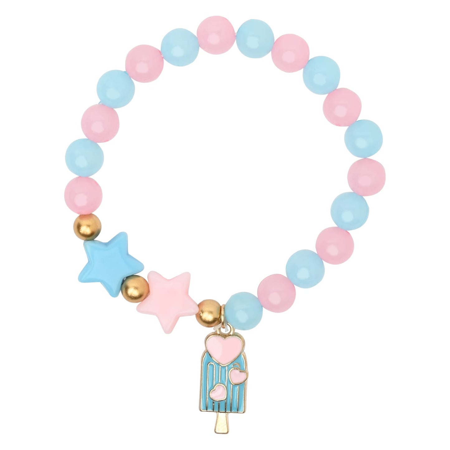 Ice-cream Charm Beaded Bracelet