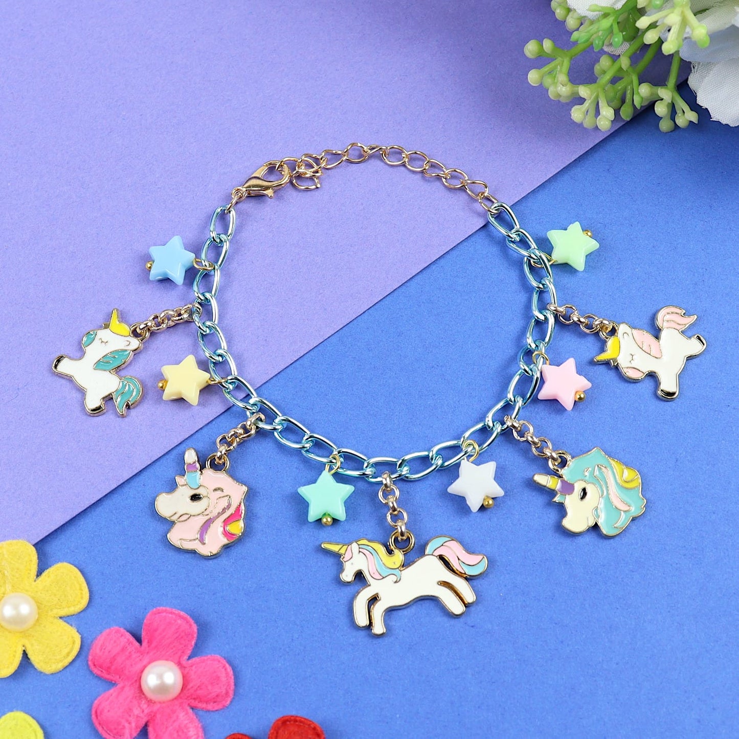 Unicorn Multicharm Bracelet
