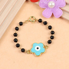 Load image into Gallery viewer, Nazariya Bracelet Floral Evil Eye Charm
