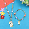 Unicorn Charm Necklace Bracelet Jewellery Set – Cute & Trendy Jewellery for Girls | Asthetika India
