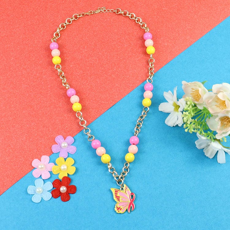Butterfly Charm Chain Necklace – Cute & Trendy Jewellery for Girls | Asthetika India