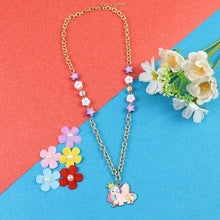 Load image into Gallery viewer, Unicorn Charm Chain Necklace – Cute &amp; Trendy Jewellery for Girls | Asthetika India
