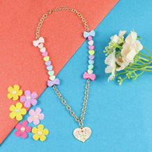 Load image into Gallery viewer, Unicorn Heart Charm Chain Necklace – Cute &amp; Trendy Jewellery for Girls | Asthetika India
