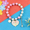 Heart Unicorn Charm Beaded Bracelet – Cute & Trendy Jewellery for Girls | Asthetika India