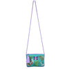 Embroidered Fabric Tasselled Sling Bag for Girls - Green