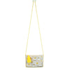 Embroidered Fabric Tasselled Sling Bag for Girls - Yellow