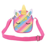 Unicorn Glitter Sling Bag - Pink