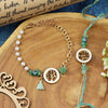 Tree Of Life bracelet and Rakhi laid flat — Bhai Bhabhi Rakhi set