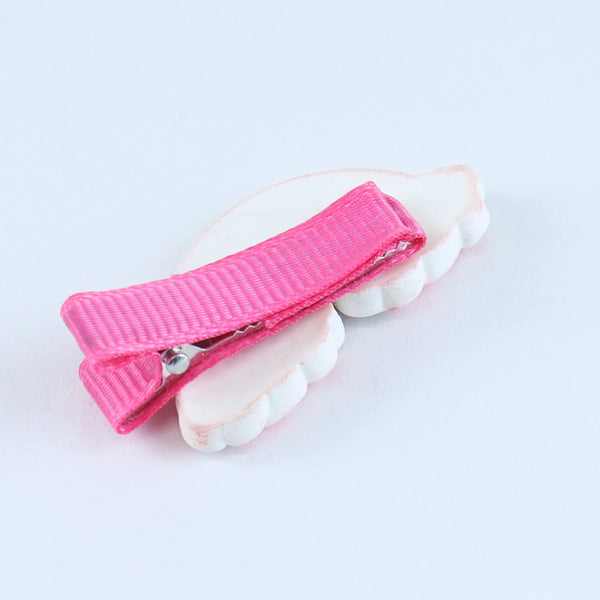 Rainbow Hair Clips - Set of 2 - Red / Pink