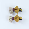 Hat & Bow Hair Clips - Set of 3 - Black