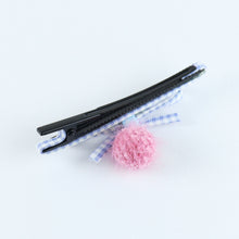 Load image into Gallery viewer, Pom Pom Hair Clips - Set of 2 - Pink
