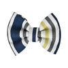 Fabric Bow Hair Clips [Set of 4] - Blue