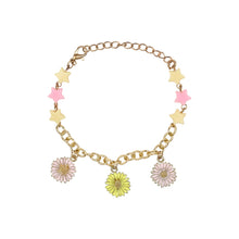 Load image into Gallery viewer, Glitter Hair Clips &amp; Multi-Charm Chain Bracelet Combo Set
