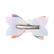 Load image into Gallery viewer, Unicorn Colourful Bow Hair Clip
