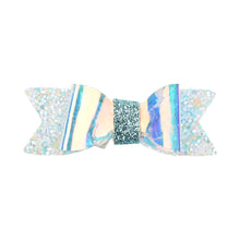 Load image into Gallery viewer, Glitter Bow Hair Clips - Set of 4
