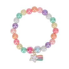 Load image into Gallery viewer, Stars Beaded Bracelet &amp; Hair Clip Set
